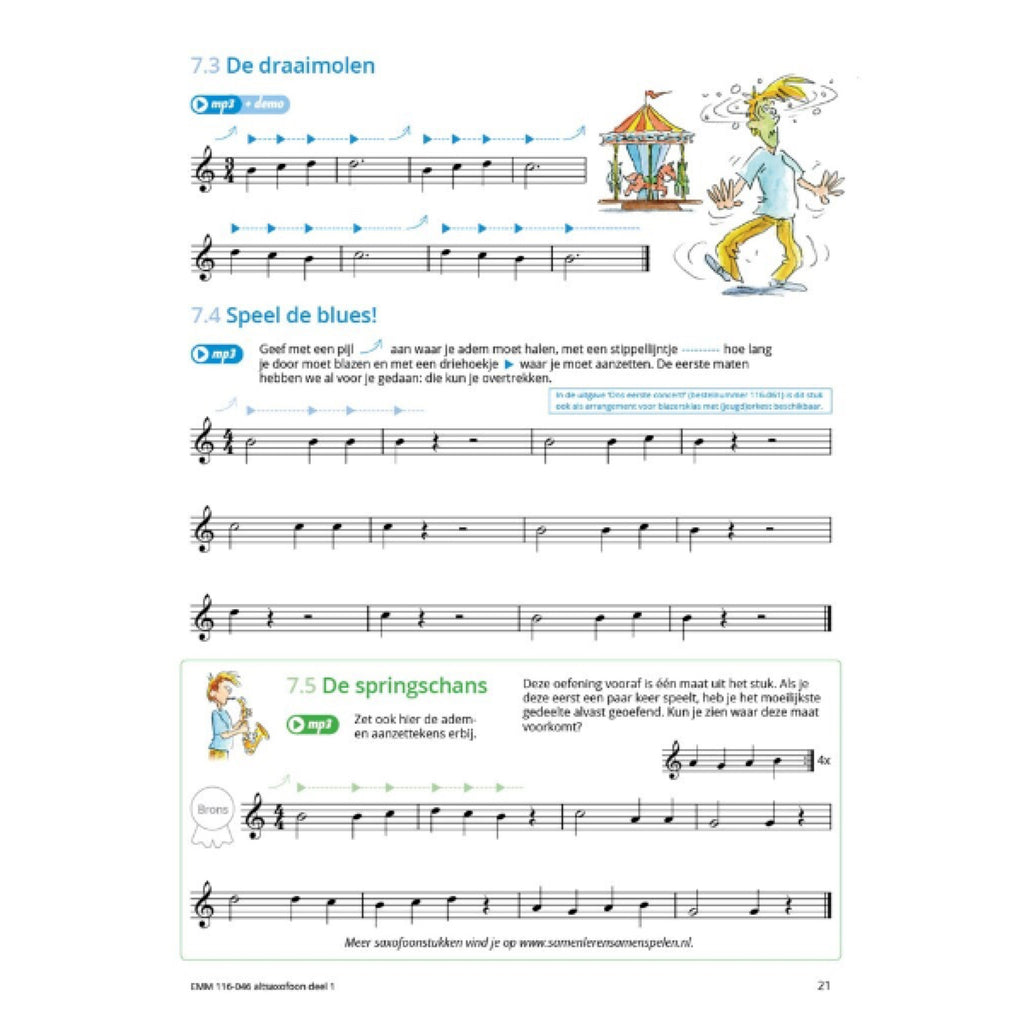 Samen Leren Samenspelen 1 altsax