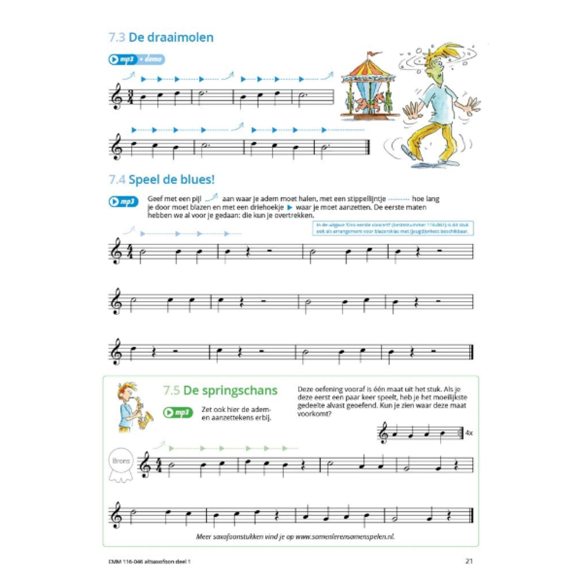 Samen Leren Samenspelen 1 altsax