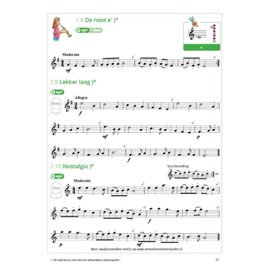Samen Leren Samenspelen 2 sopraansax