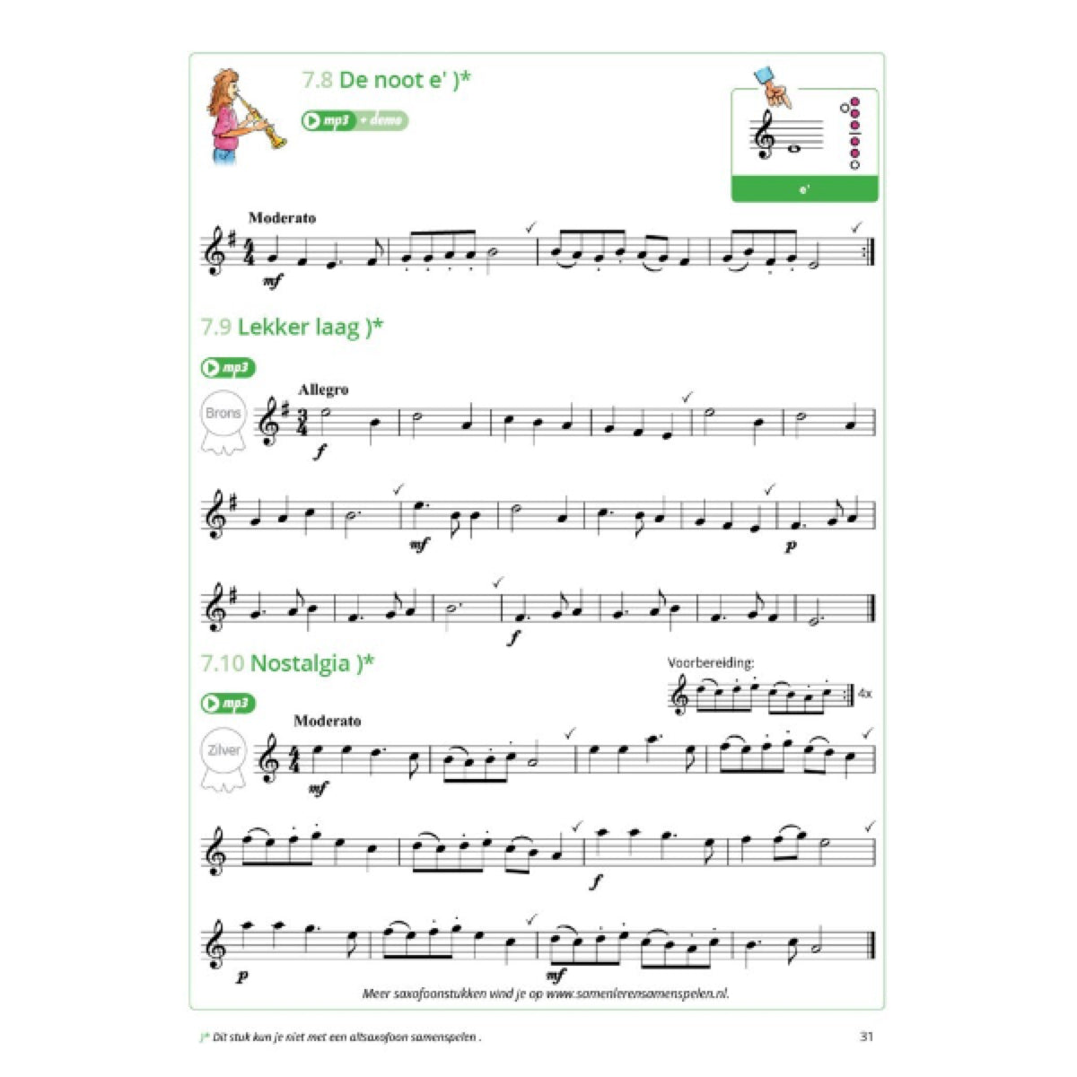 Samen Leren Samenspelen 2 sopraansax