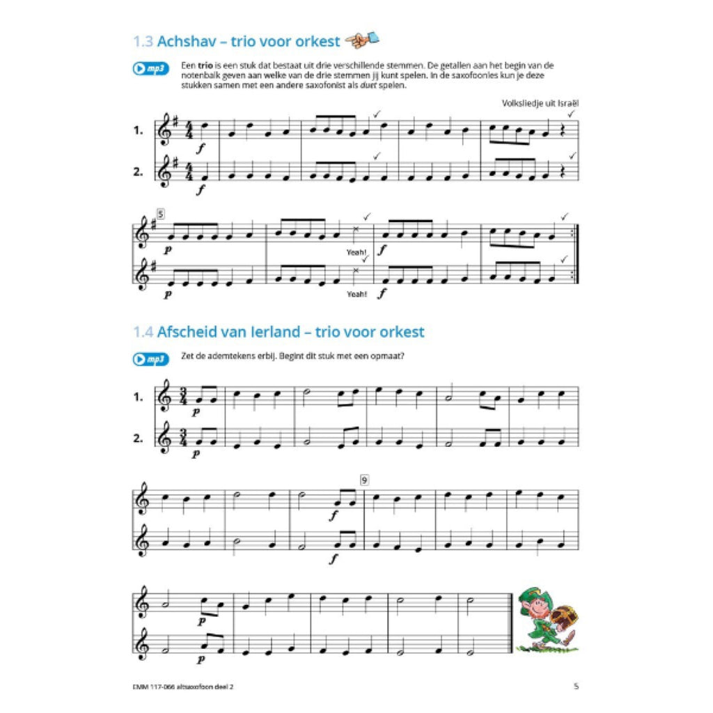 Samen Leren Samenspelen 2 altsax