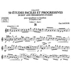 50 Études Façiles & Progressives 2 saxofoon