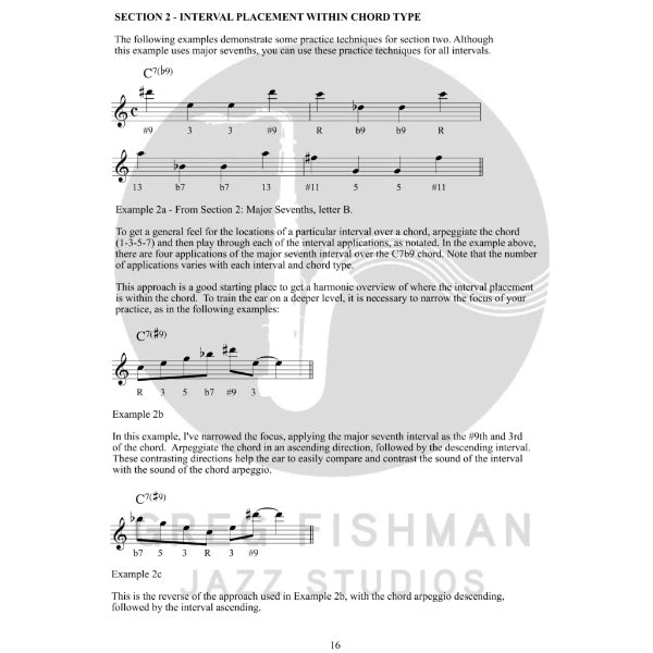 Greg Fishman: Intervals in Action