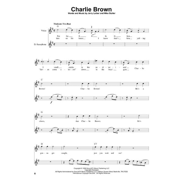 Saxophone Play-Along volume 1: Rock 'n' Roll