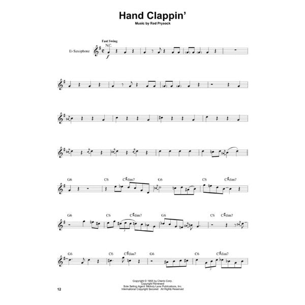 Saxophone Play-Along volume 1: Rock 'n' Roll