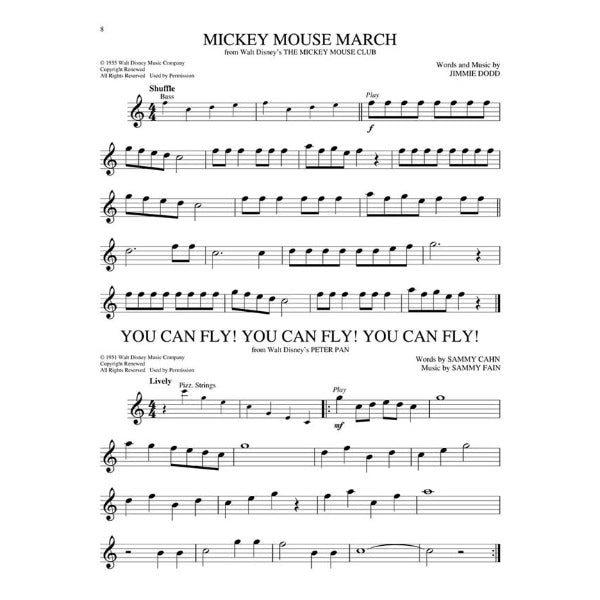 Easy Instrumental Play-Along: Disney tenorsax