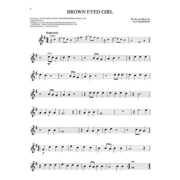 Easy Instrumental Play-Along: Classic Rock altsax