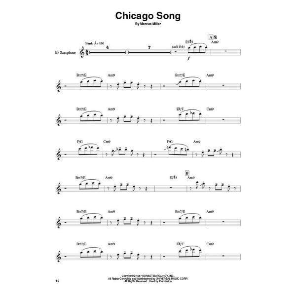 Saxophone Play-Along volume: 11 Jazz Icons