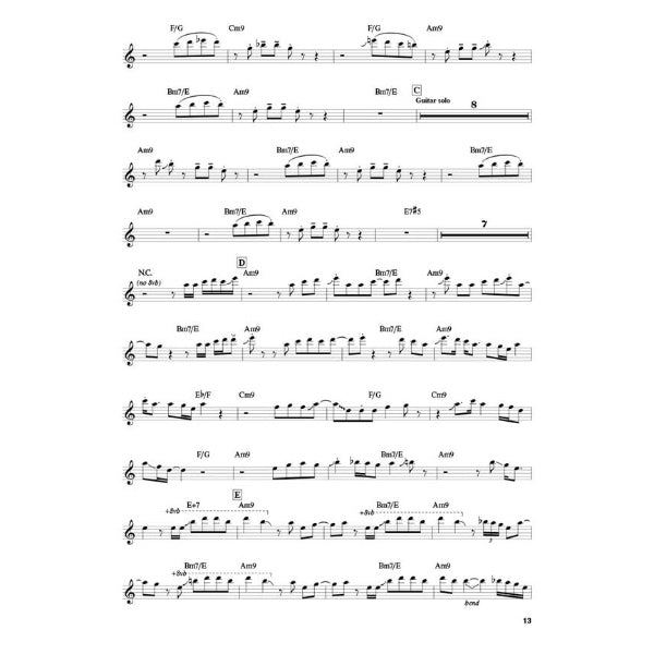 Saxophone Play-Along volume: 11 Jazz Icons