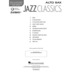 Instrumental Play-Along: Jazz Classics altsax