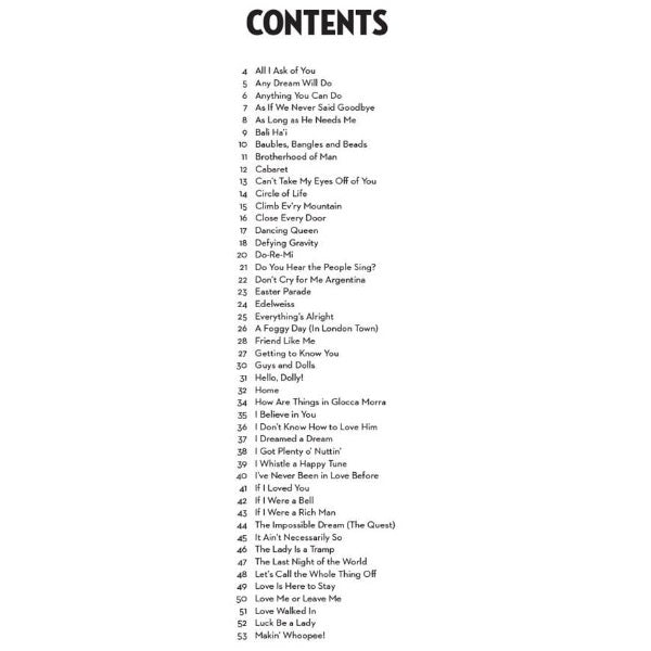 101 Broadway Songs altsax