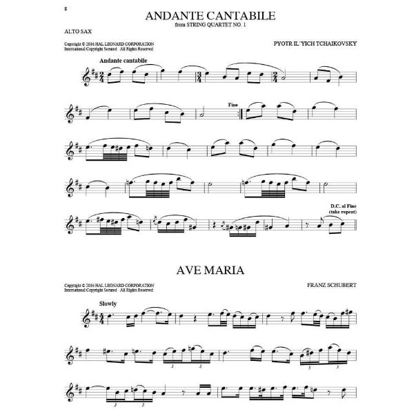 101 Classical Themes altsax