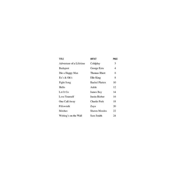 Instrumental Play-Along: Top Hits altsax