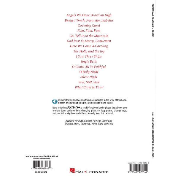 Instrumental Play-Along: Christmas Classics dwarsfluit