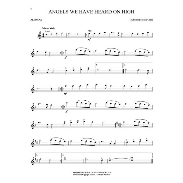 Instrumental Play-Along: Christmas Classics altsax