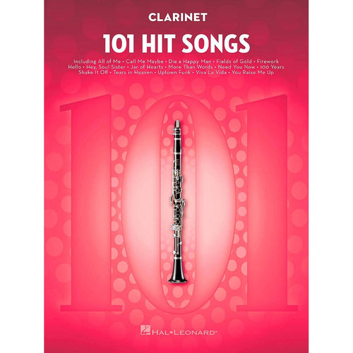 101 Hit Songs voor Bb klarinet