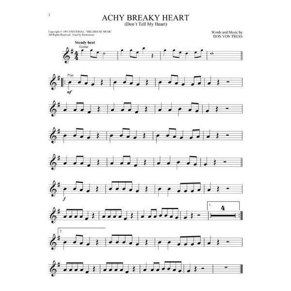 Easy Instrumental Play-Along: Pop Favorites tenorsax