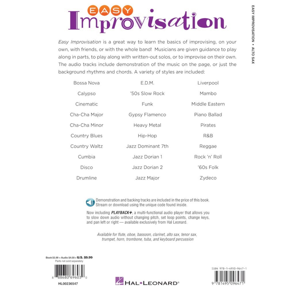 Easy Improvisation tenorsax