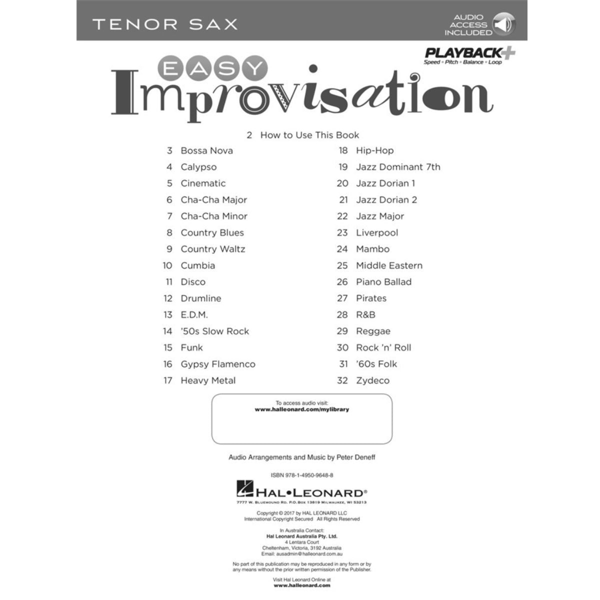 Easy Improvisation tenorsax