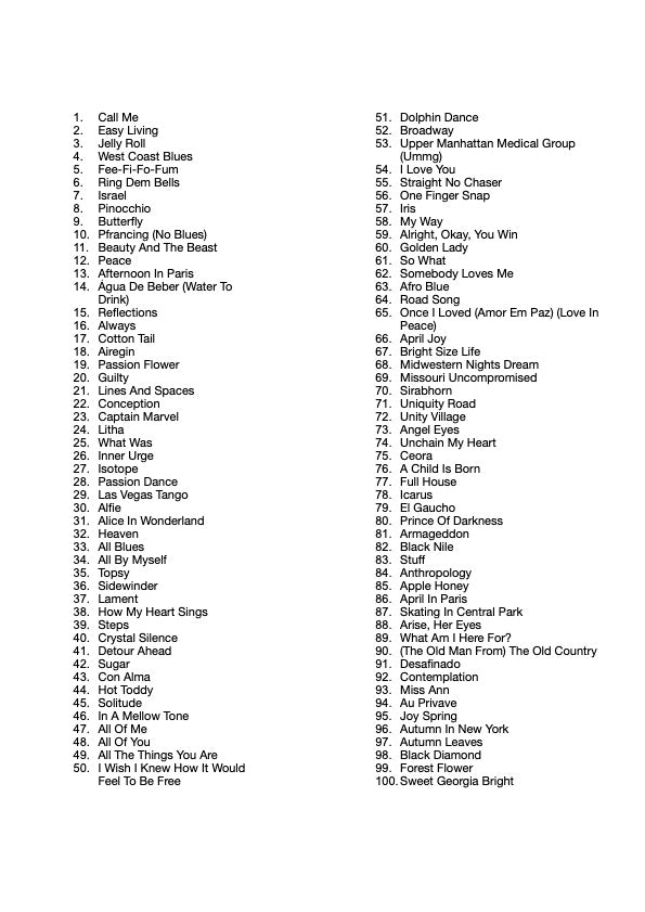 The Real Book - Volume I (6th ed.) Bb