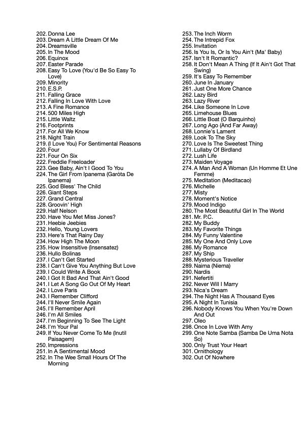 The Real Book - Volume I (6th ed.) Bb