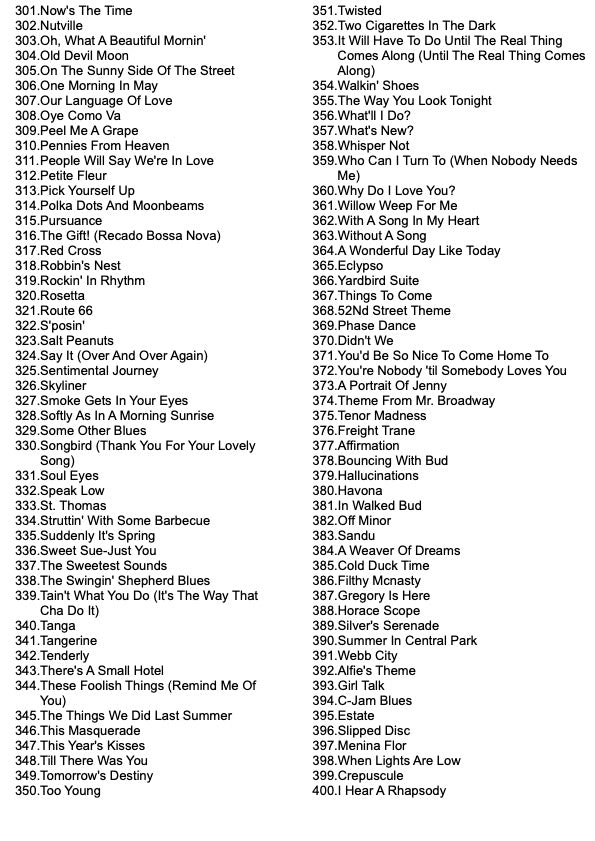 The Real Book - Volume II (2nd ed.) Bb