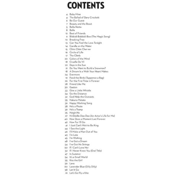 101 Disney Songs altsax