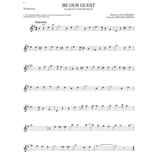 101 Disney Songs tenorsax