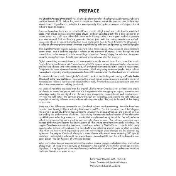 Charlie Parker Omnibook vol. 2 Eb