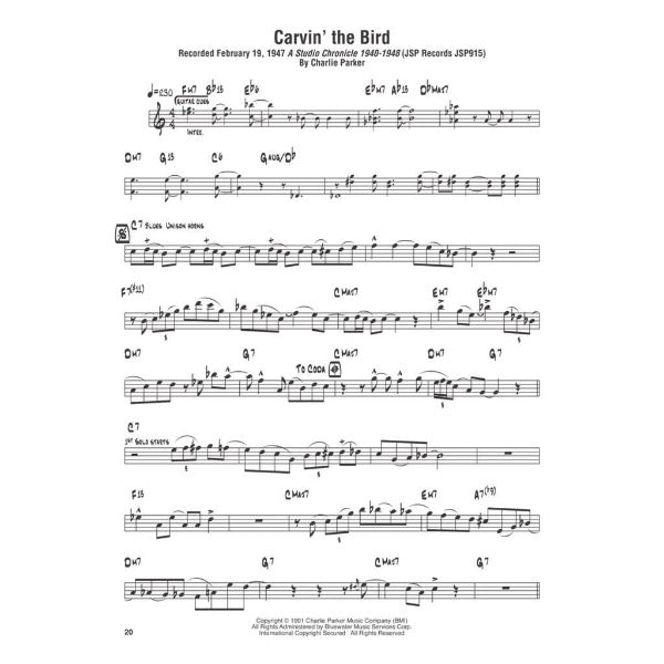 Charlie Parker Omnibook vol. 2 Eb