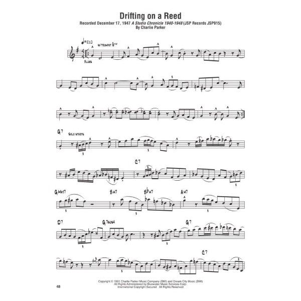 Charlie Parker Omnibook vol. 2 Eb