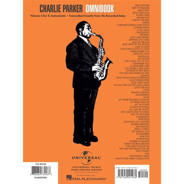 Charlie Parker Omnibook vol. 2 Eb