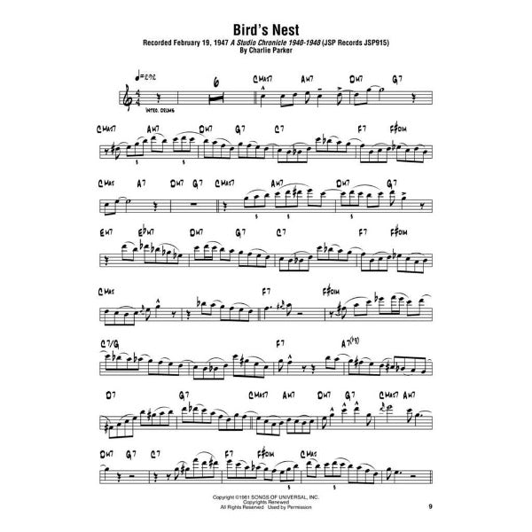 Charlie Parker Omnibook vol. 2 Bb