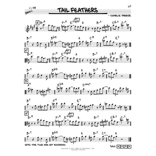 The Charlie Parker Real Book Eb