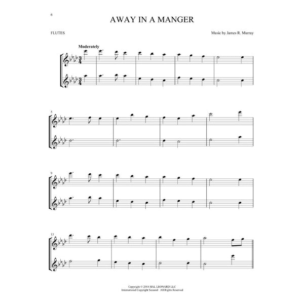 Christmas Carols for Two Flutes