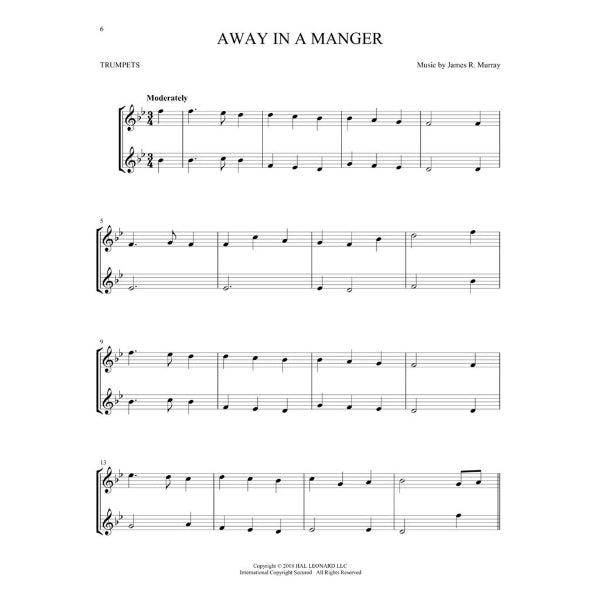 Christmas Carols for Two Trumpets