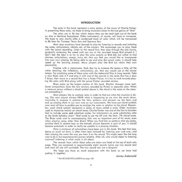 Charlie Parker Omnibook vol. 1 Eb