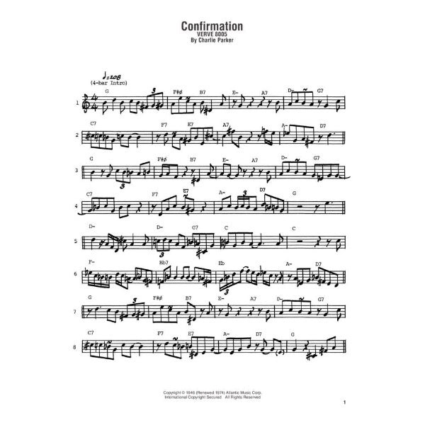 Charlie Parker Omnibook vol. 1 Bb