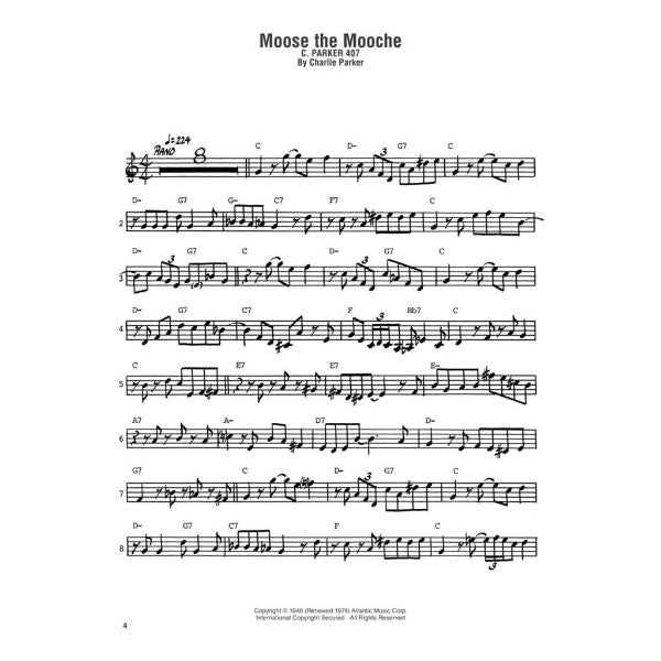 Charlie Parker Omnibook vol. 1 Bb