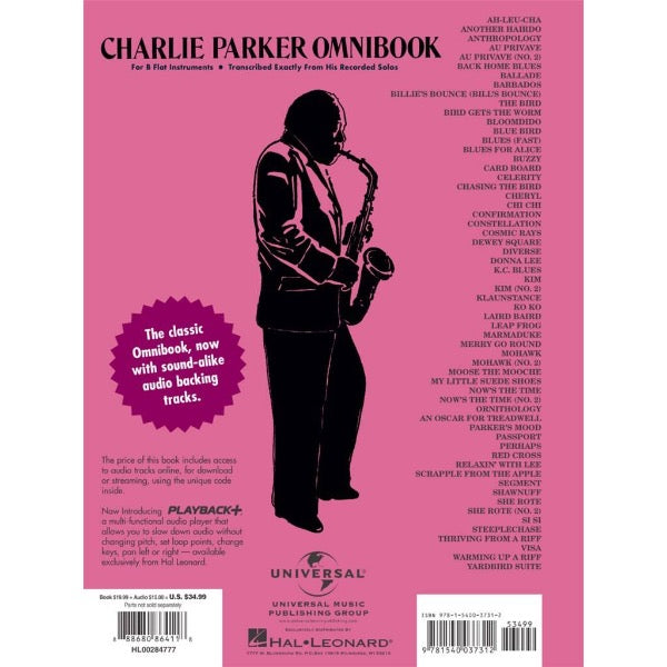 Charlie Parker Omnibook vol. 1 Bb