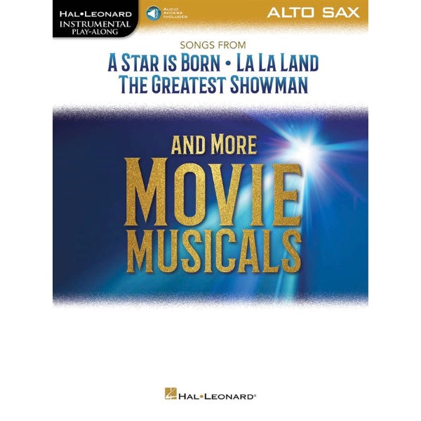 Instrumental Play-Along: Songs from A Star Is Born and More Movie Musicals altsax