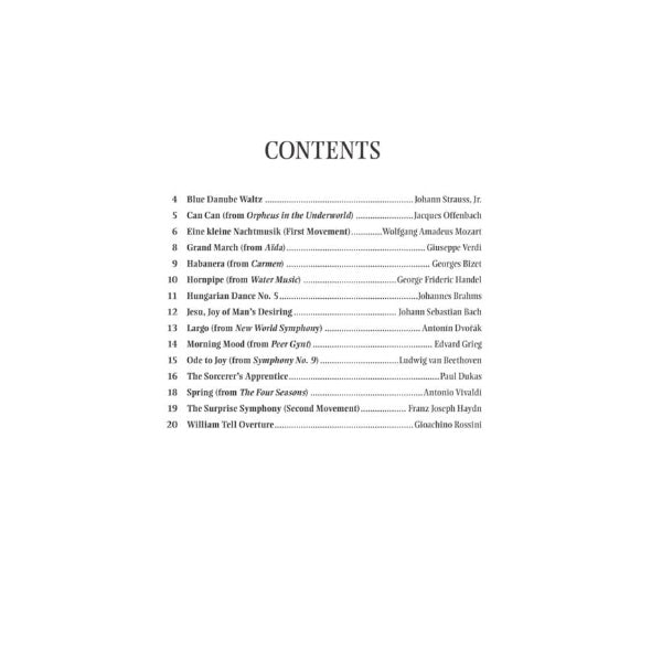 Instrumental Play-Along: Great Classical Themes tenorsax