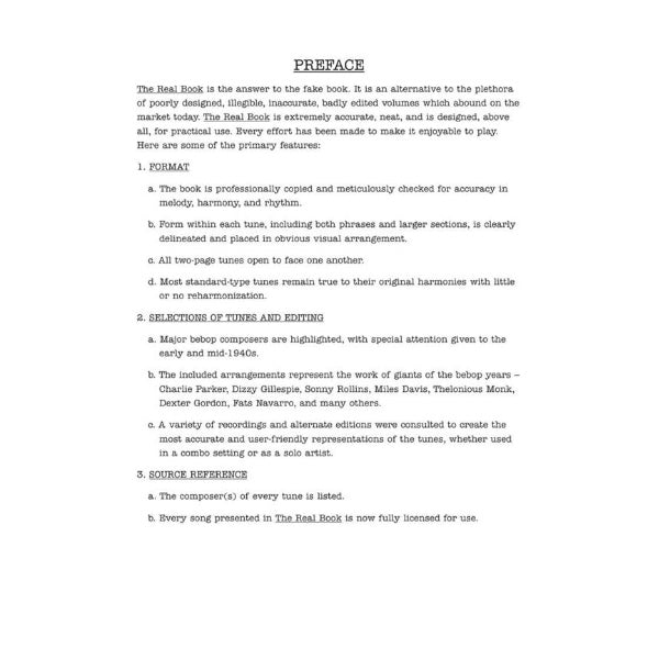 The Real Bebop Book Eb