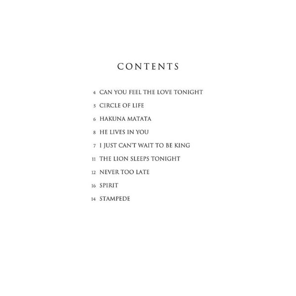 Instrumental Play-Along: The Lion King altsax