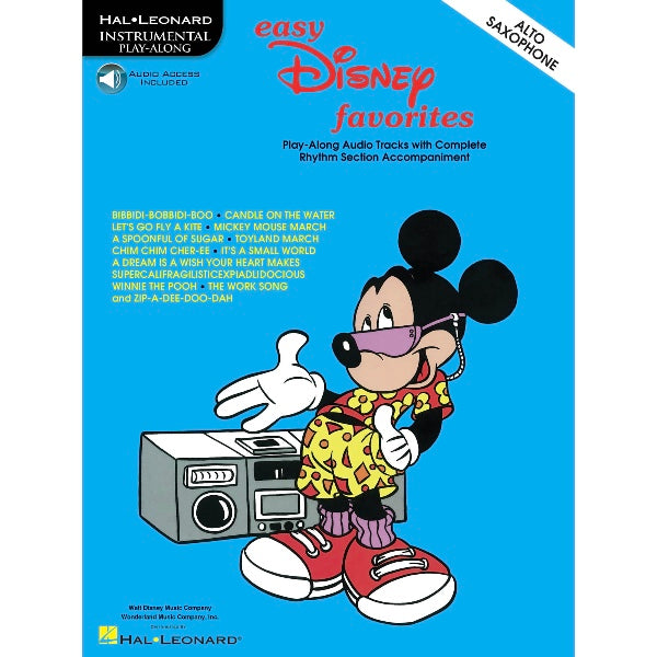 Instrumental Play-Along: Easy Disney Favorites altsax