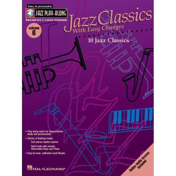 Jazz Play Along vol. 6: Jazz Classics with Easy Changes