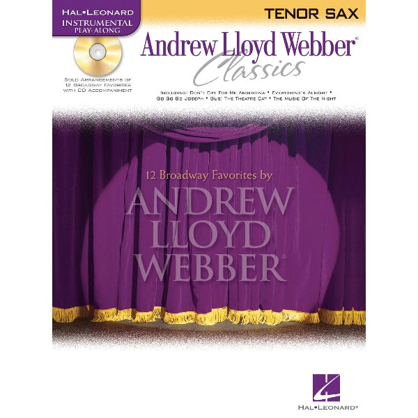 Instrumental Play-Along: Andrew Lloyd Webber Classics tenorsax