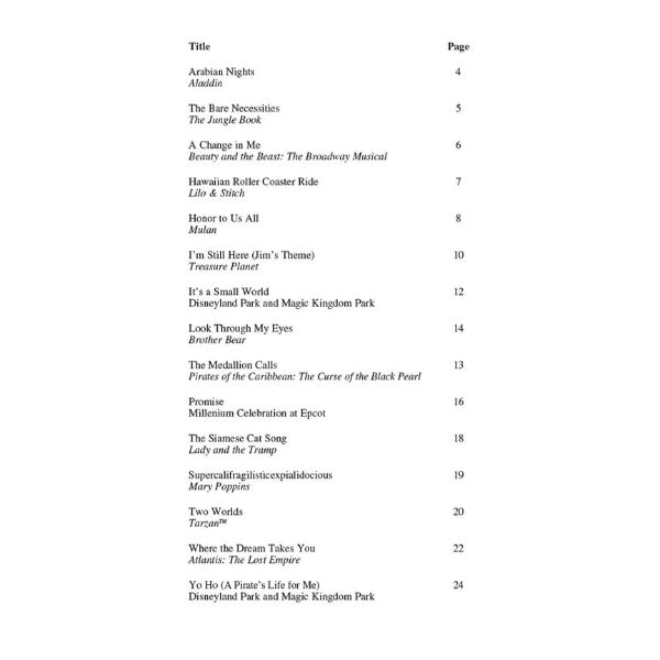 Instrumental Play-Along: Disney Greats altsax