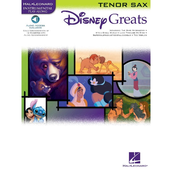 Instrumental Play-Along: Disney Greats tenorsax