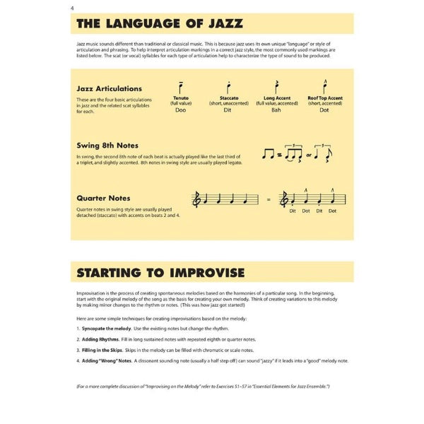 Essential Elements Jazz Play-Along: Jazz Standards